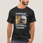 ファンタジーサッカー2021リーグチャンピオン勝者2021 Tシャツ (正面)