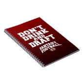 ファンタジーサッカー – ドリンクしない荷車を引く ノートブック (右側)