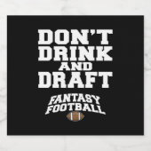 ファンタジーサッカー – ドリンクしない荷車を引く ビールラベル (シングルラベル)