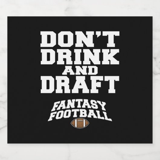 ファンタジーサッカー – ドリンクしない荷車を引く ビールラベル (シングルラベル)