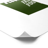 ファンタジーサッカー – ドリンクしない荷車を引く ポスター (角)