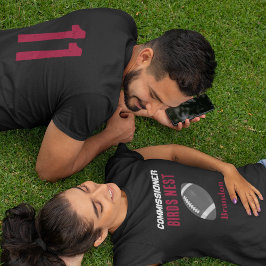 ファンタジーサッカー/バックヤードバー赤カスタマイズ可能 Tシャツ