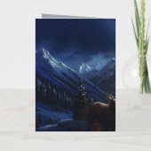 ファンタジーサンタオールドニッククリスマスカード サンキューカード (裏面)