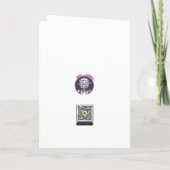 ファンタジーサンタクリスマスカード サンキューカード (裏面)