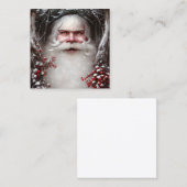 ファンタジーサンタポートレート スクエア名刺 (正面/裏面)