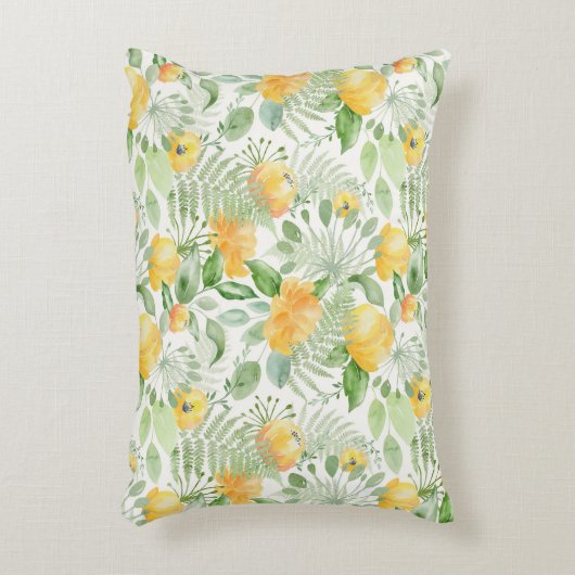 ファンタジーシダとフローラレモンイ アクセントクッション (正面(垂直))