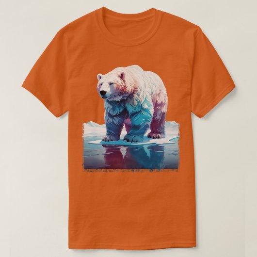 ファンタジーシロクマ Tシャツ (デザイン正面)