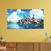 ファンタジーシーサイド王国 キャンバスプリント (インサイチュ (リビング))