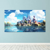 ファンタジーシーサイド王国 キャンバスプリント (インサイチュ (ウッドフロア))