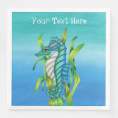 ファンタジーシードラゴンアクアブルーin海藻on blues (正面)