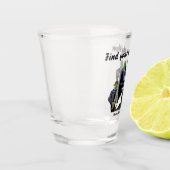 ファンタジージャズミュージシャンミュージックアートショットグラス ショットグラス (左)