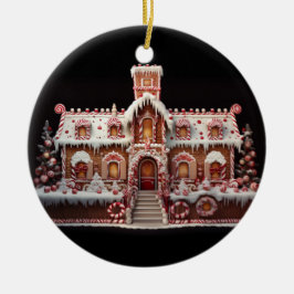 ファンタジージンジャーブレッドハウスキャンディ2 セラミックオーナメント