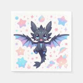 ファンタジースウィートドラゴンベビーシャワー スタンダードカクテルナプキン