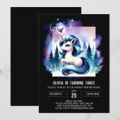 ファンタジースウィートホース誕生日 招待状 (正面/裏面)