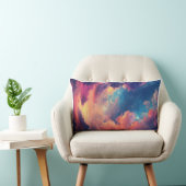 ファンタジースカイビベ数々のーの夢見色の雲景 ランバークッション (椅子)