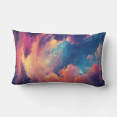 ファンタジースカイビベ数々のーの夢見色の雲景 ランバークッション (裏面)