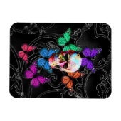 ファンタジースカルと色蝶 マグネット (横)