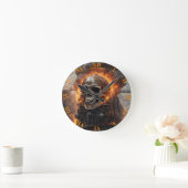 ファンタジースカルトレインフレイムレック ラウンド壁時計 (ホーム)