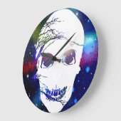 ファンタジースカル#4 ラージ壁時計 (傾斜)