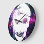 ファンタジースカル#8 ラージ壁時計 (傾斜)