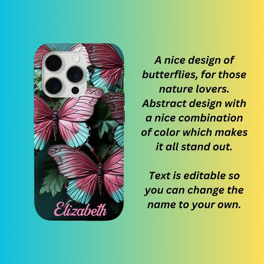 ファンタジースタイル蝶 Case-Mate iPhoneケース