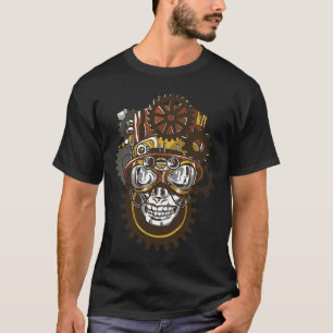 ファンタジースチームパンクスカル Tシャツ