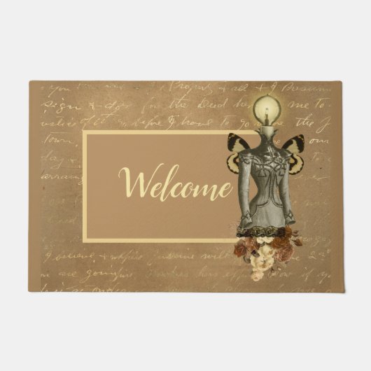 ファンタジースチームパンクバスト ドアマット