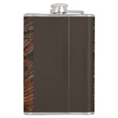 ファンタジースチームパンクヴィンテージブルーギターウォーターカラー フラスク (裏面)