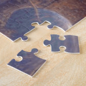 ファンタジースチームパンクヴィンテージ熱気球 ジグソーパズル (側面)