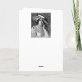 ファンタジースペインのIII by Alice Pike Barney サンキューカード (裏面)