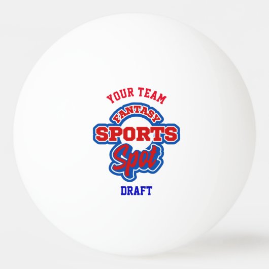 ファンタジースポッ荷車を引くトピック宝くじ 卓球ボール (裏面)