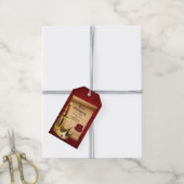 ファンタジーソードクラウンメディーバルバーミッツヴァー ギフトタグ (より糸付き)