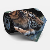 ファンタジータイガー&ムーン ネクタイ (ロール)