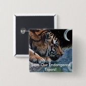 ファンタジータイガー&ムーン 缶バッジ (正面&裏面)