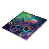 ファンタジータコ、水彩 タイル (側面)