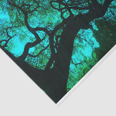 ファンタジーターコイズツリーシルエット 薄葉紙 (詳細)