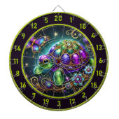 ファンタジータートルバタフライ素朴ロッジデコール ダーツボード (正面)