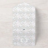 ファンタジーダスティブルーフローラ冬 オールインワン招待状 (外側)