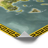 ファンタジーダーニアンの地図 ポスター (角)