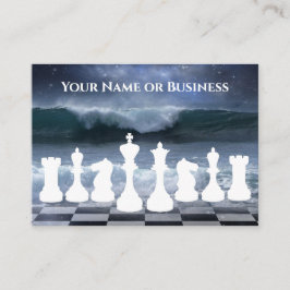ファンタジーチェス盤と海波夜空チェス 名刺