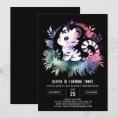 ファンタジーチルドタイガー誕生日 招待状 (正面/裏面)