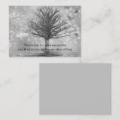 ファンタジーツリーサンキューカード ノートカード (正面/裏面)