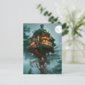 ファンタジーツリーハウスデジタルアート ポストカード (スタンド正面)