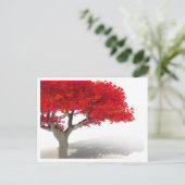 ファンタジーツリー葉書 | Tシャツ、マグズデジタルアート ポストカード (スタンド正面)