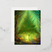 ファンタジーツリー 箔シーズンポストカード (正面/裏面)