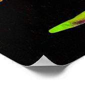 *~*ファンタジーツリーAP81エーテル引用文ブラック ポスター (角)