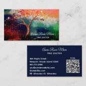 *~*ファンタジーツリーEthereal QR AP82名刺 名刺 (正面/裏面)