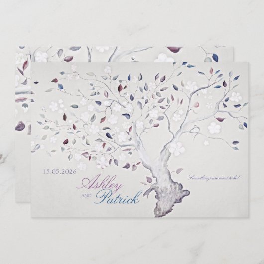 ファンタジーツ結婚リー 招待状 (正面/裏面)