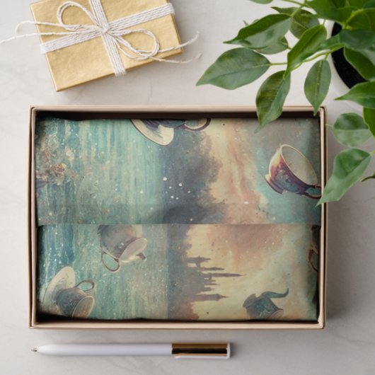 ファンタジーティーパーティーアリスと不機嫌帽子切り離し 薄葉紙 (ギフト)