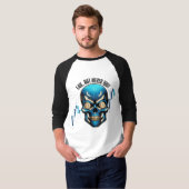 ファンタジーデザイン | 仮想通貨BTC | モチベーション | 青 Tシャツ (正面フル)